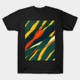Abstract wave background. T-Shirt